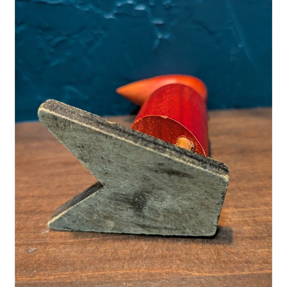 Vintage MCM Counter Balanced Wooden Dodo Bird Pen Holder